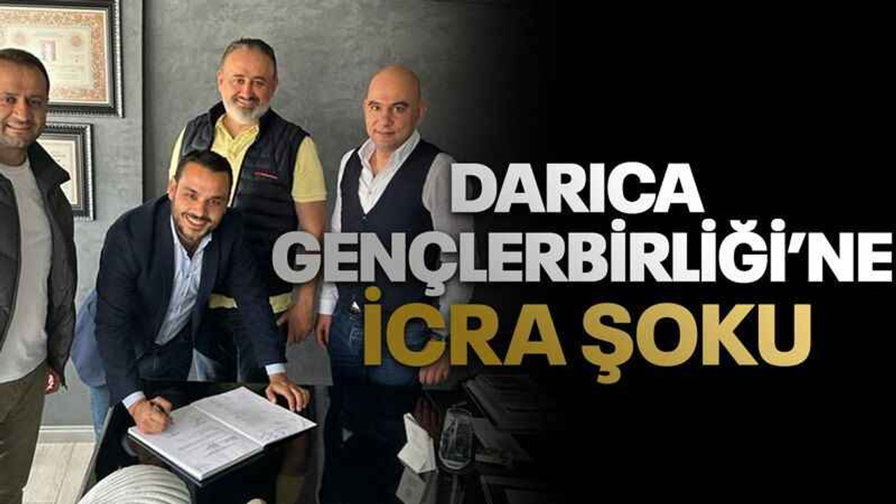 Darıca Gençlerbirliği’ne icra şoku